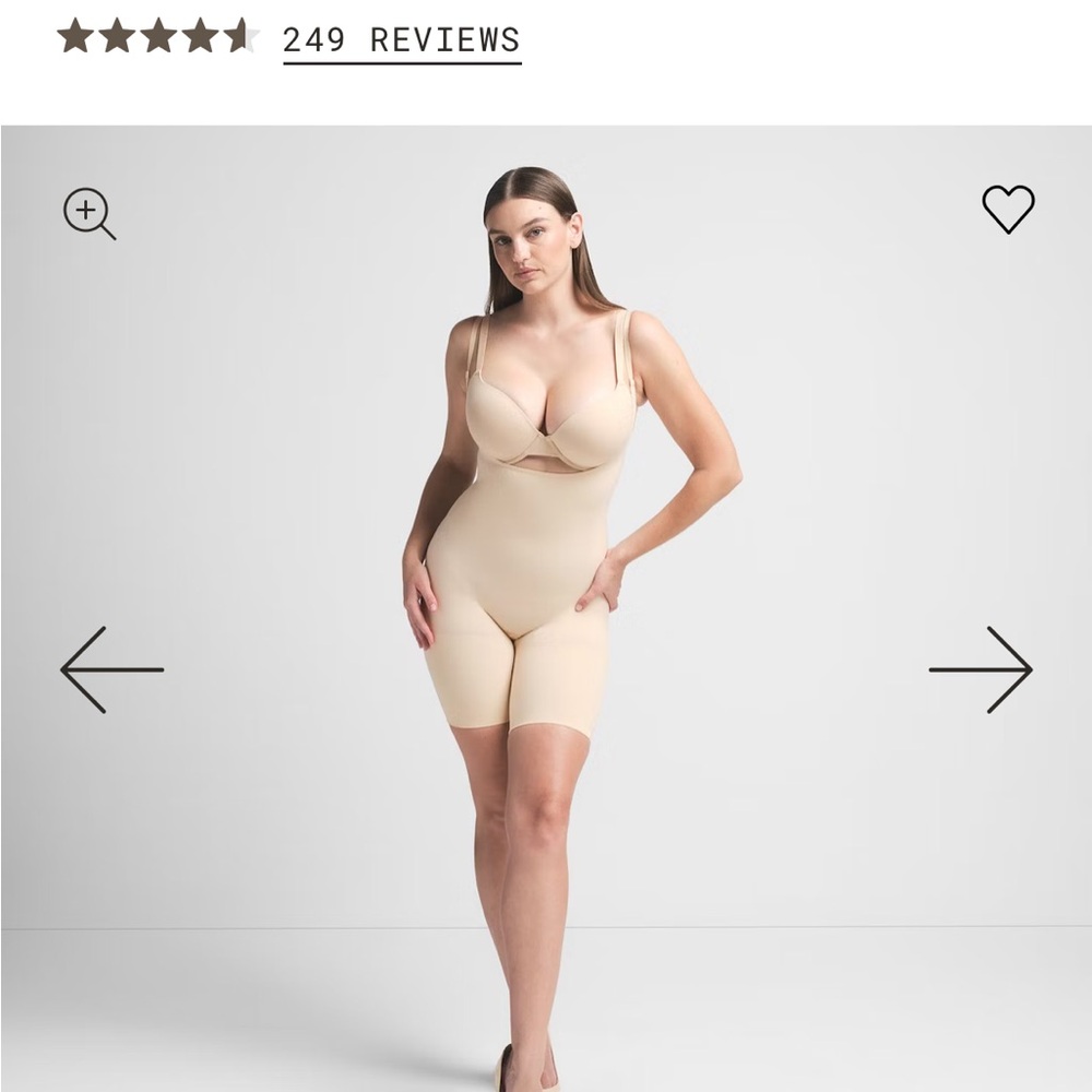 SKIMS Butt Lifting Open Bust Bodysuit